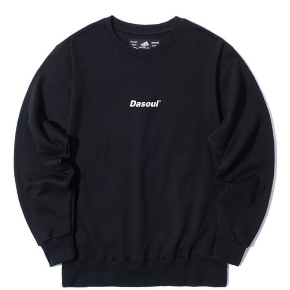 Men's Classic Black Crewneck Sweater